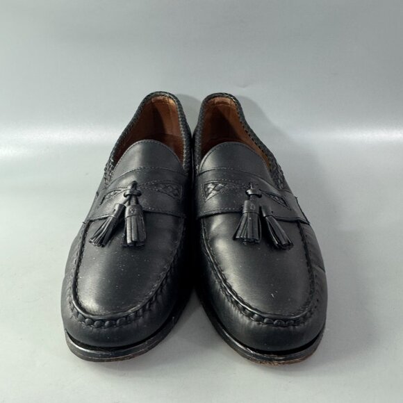 Allen Edmonds Stowe Tassel Loafers Black Leather Made in USA Mens Size 12 - Picture 4 of 15
